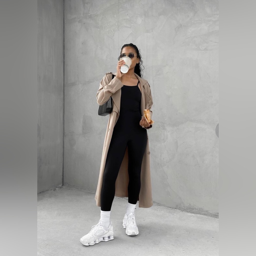 Girlfriend Collective Black Cami Unitard